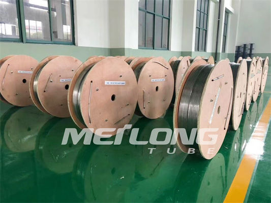 3 / 8&quot; Od x 0,065&quot; линия спиральный металл впрыски Downhole трубопровода веса геотермическая