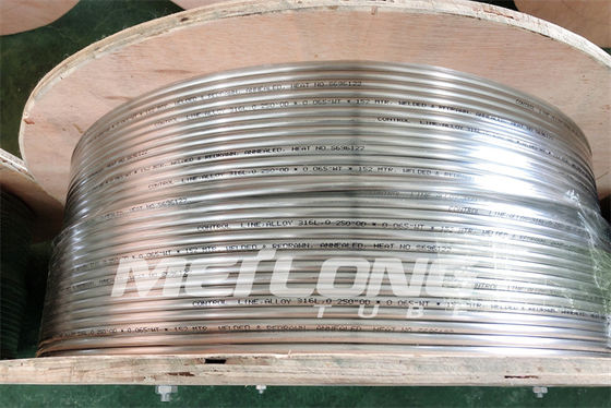 1 / 2&quot; OD x 0,065&quot; дуплекс 2205 трубопровода Downhole трубопровода сплава никеля геотермический